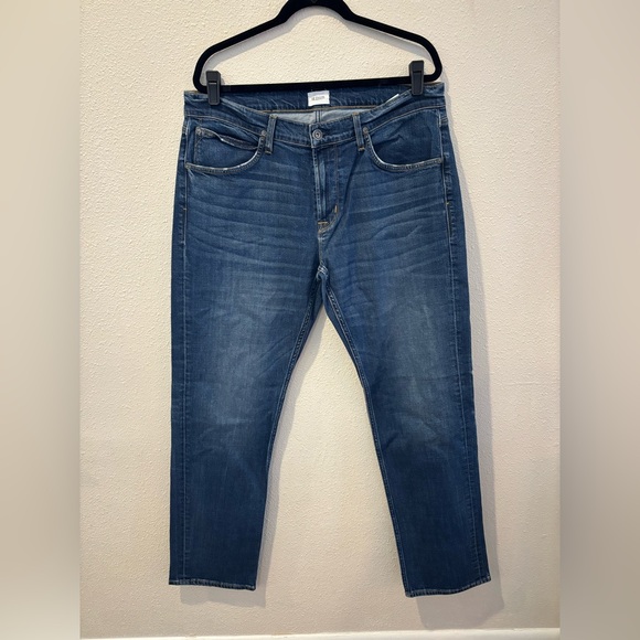 Hudson Men’s Byron Slim Straight Denim Jeans size 36 with 33” inseam like new - Picture 12 of 14